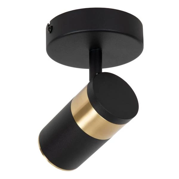 Lucide GORIK - Ceiling spotlight - 1xGU10 - Black - detail 1